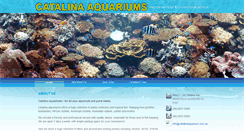 Desktop Screenshot of catalinaaquarium.com.au