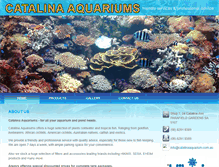 Tablet Screenshot of catalinaaquarium.com.au